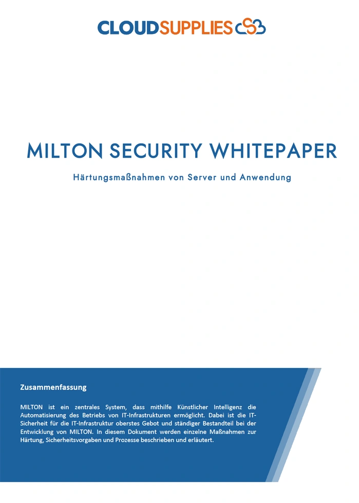 MILTON Security Whitepaper